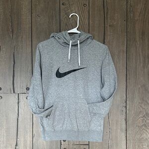 Nike Gray Hoodie with Black Logo